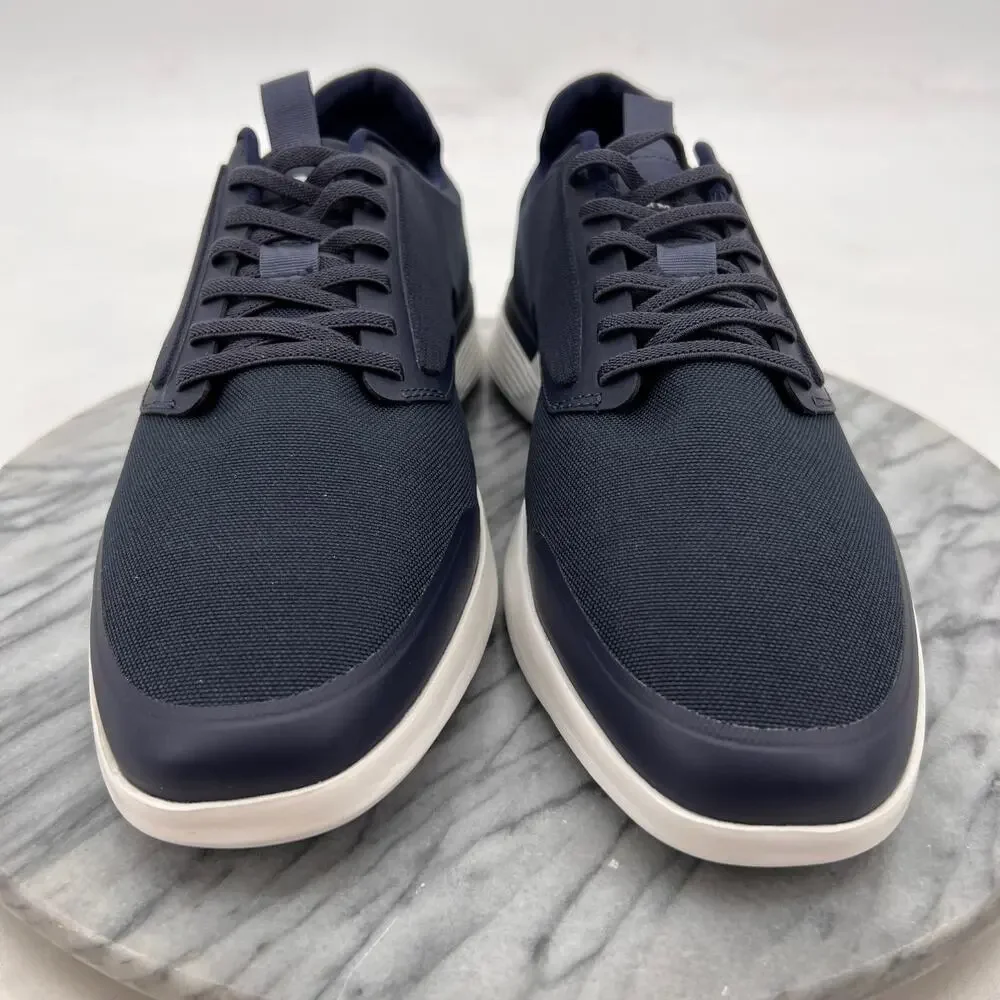 Wolf & Shepherd Mens 9.5 Shoes Navy Crossover Derby Sport Hybrid Dress 20221469